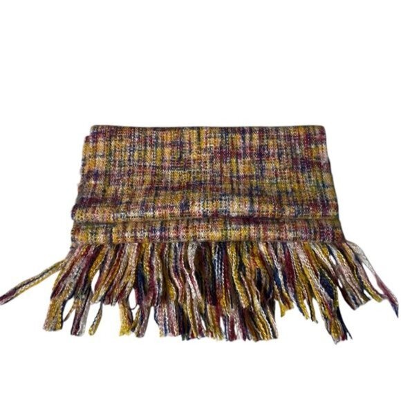Rainbow Women’s Chunky Scarf Knit Soft & Cozy Wrap Colorful Artsy Bohemi… - Picture 2 of 5